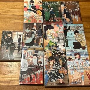 Komi Can't Communicate Japanese book Set Volumes 1-10 Paperback Tomohito Oda